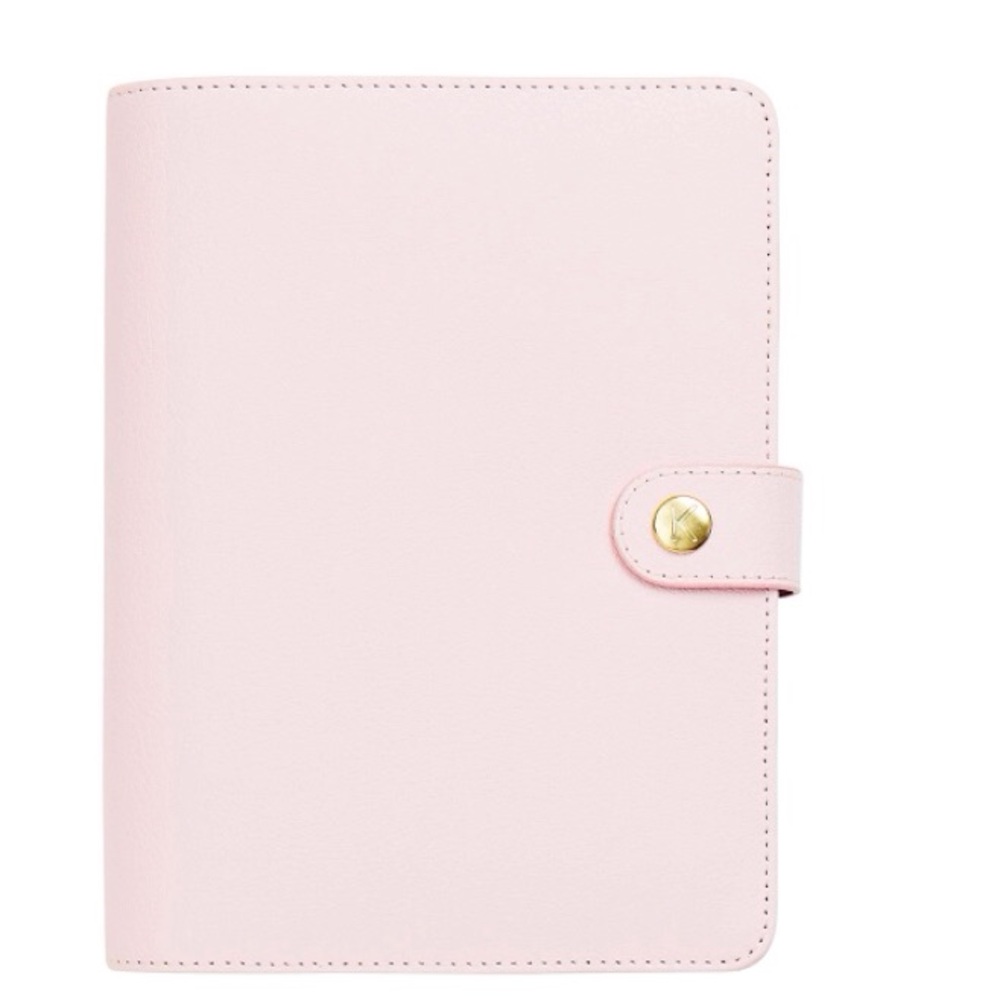 kikki.K Pink Planner with Gold Button - Personal Size